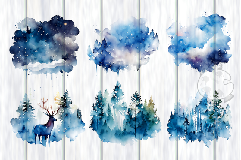 winter-splashes-transparent-watercolor-background-elements