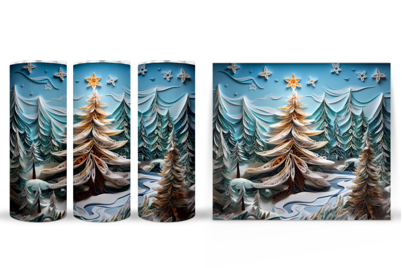 christmas-tree-tumbler-design-winter-tumbler-sublimation