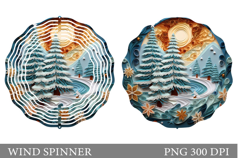 christmas-tree-wind-spinner-winter-quilling-spinner-design