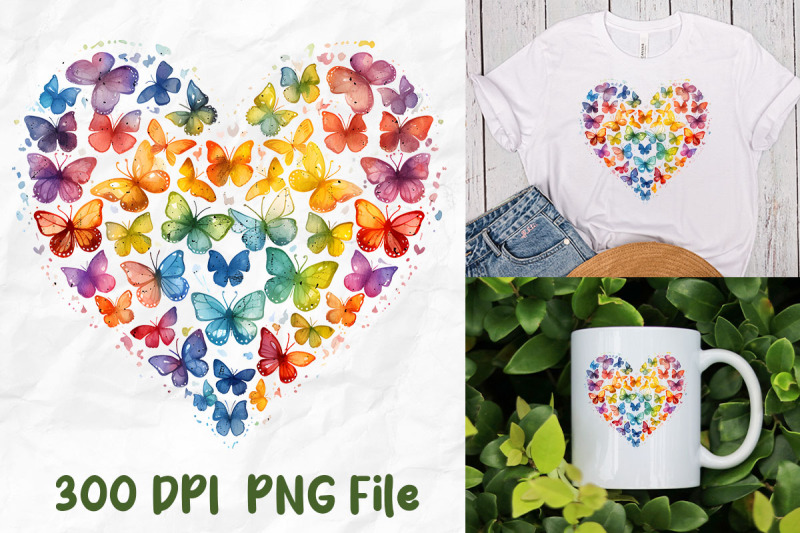 hippie-butterfly-heart-shape-pattern