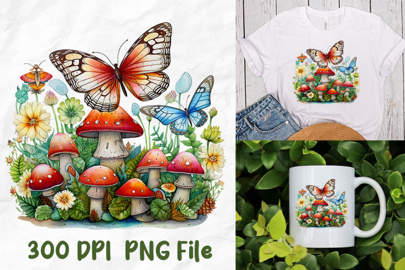 hippie-butterfly-mushroom-garden