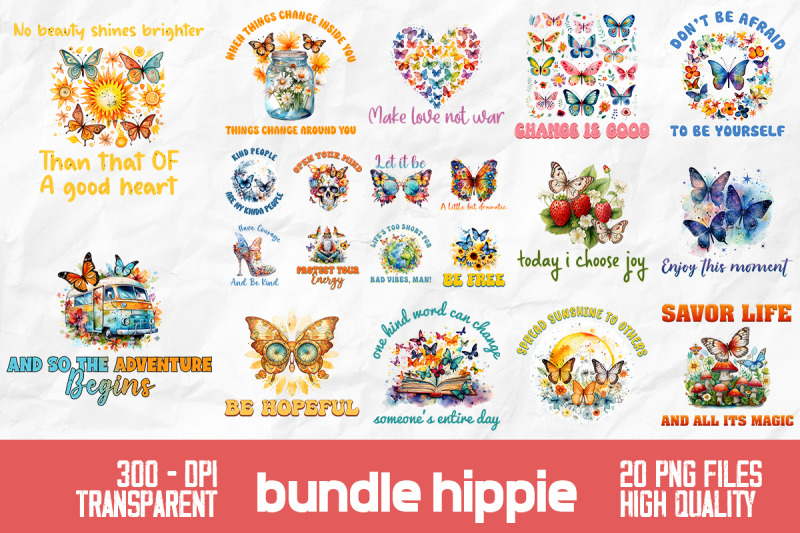 hippie-butterfly-retro-quote-bundle