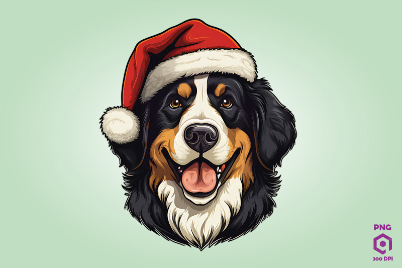 christmas-bernese-mountain-dog-1