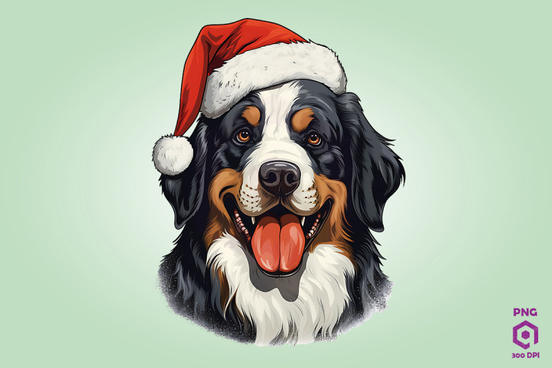 christmas-bernese-mountain-dog-dog-2