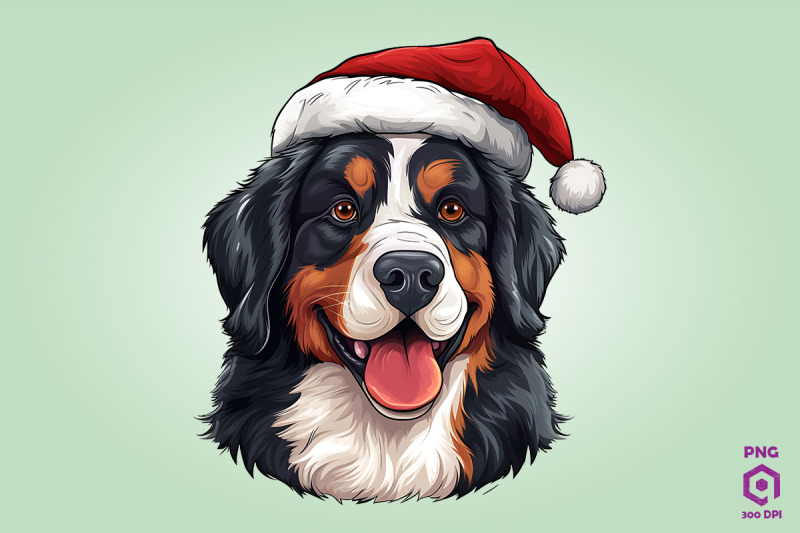 christmas-bernese-mountain-dog-dog-3