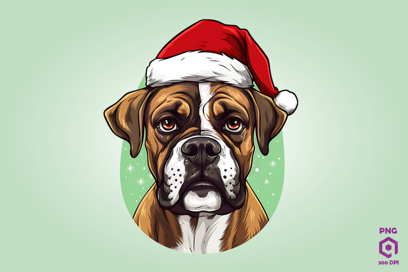 christmas-boxer-dog