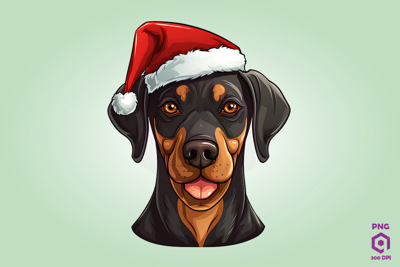 christmas-doberman-pinscher-dog-2