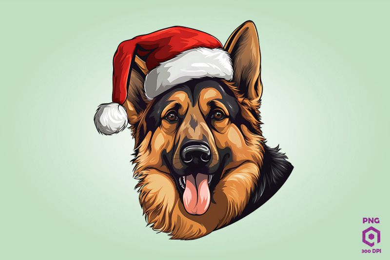 christmas-german-shepherd-dog-1