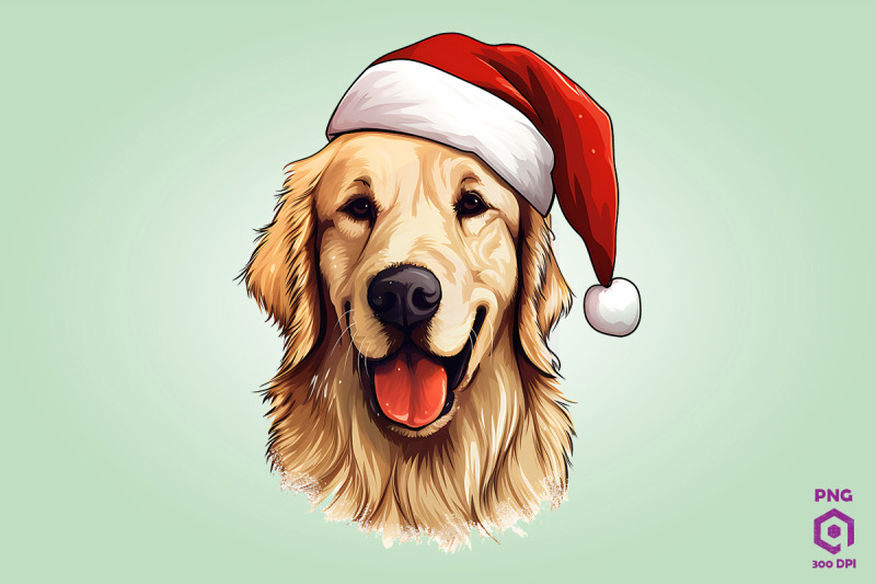 christmas-golden-retriever-dog-1