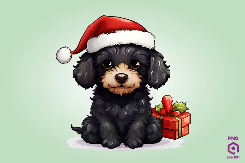 christmas-poodle-dog-3