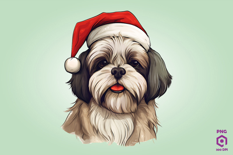 christmas-shih-tzu-dog-1