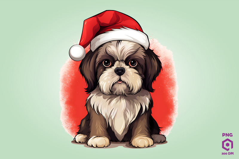 christmas-shih-tzu-dog-2