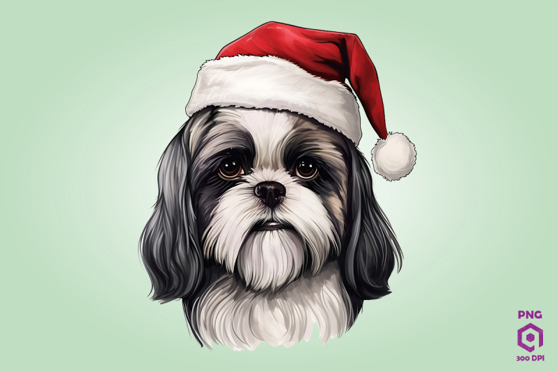 christmas-shih-tzu-dog