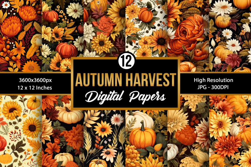fall-autumn-harvest-seamless-pattern-digital-papers