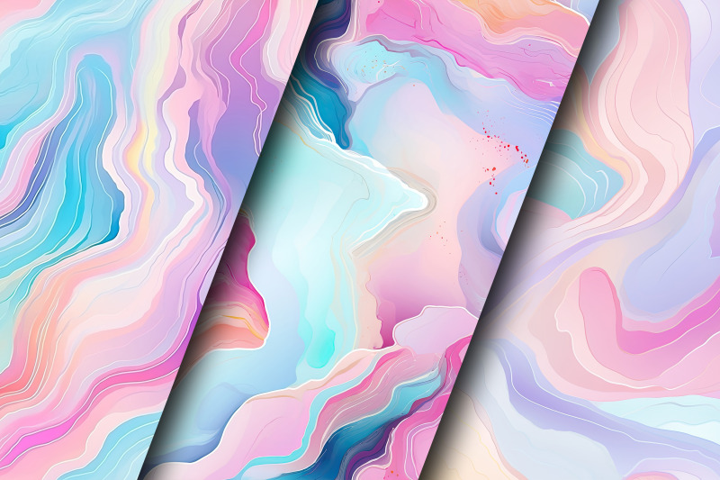 pastel-rainbow-agate-digital-papers