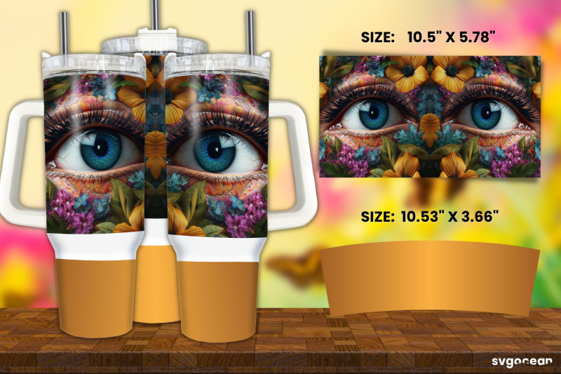 eye-wrap-sublimation-tumbler-mug-pen