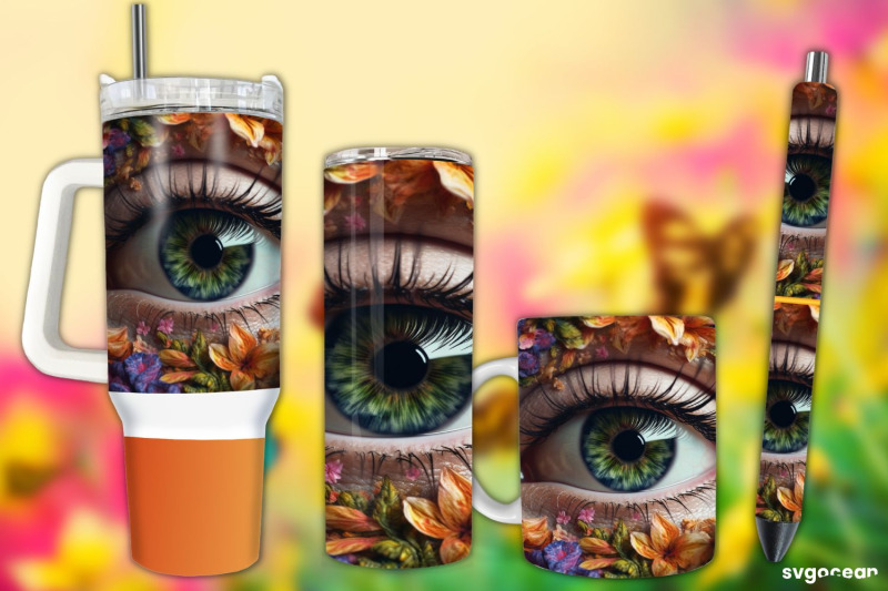 eye-wrap-sublimation-tumbler-mug-pen