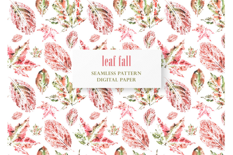 leaf-fall-watercolor-seamless-pattern-autumn-maple-cherry-leaves