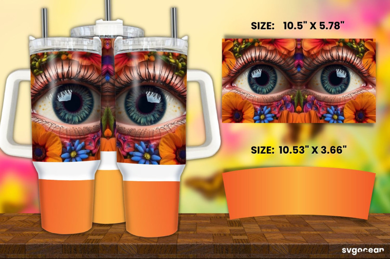 eye-wrap-sublimation-tumbler-mug-pen