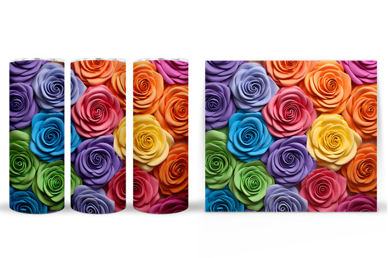 3d-rose-tumbler-design-rainbow-rose-tumbler-sublimation