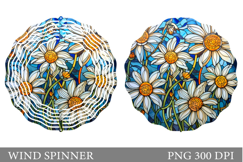 daisy-spinner-sublimation-stained-glass-flower-wind-spinner