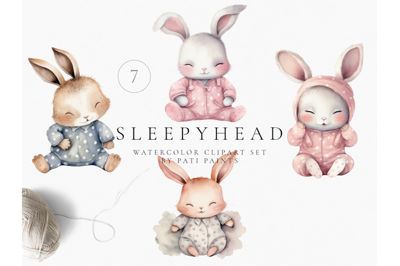 sleepyhead-bunny-nursery-clipart-set-watercolor