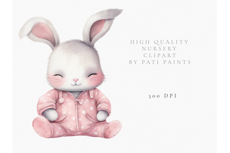 sleepyhead-bunny-nursery-clipart-set-watercolor