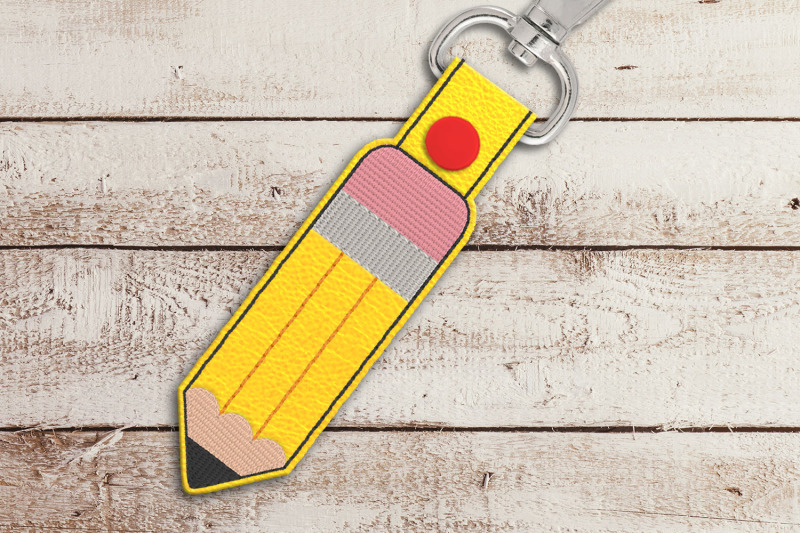 pencil-ith-key-fob-applique-embroidery