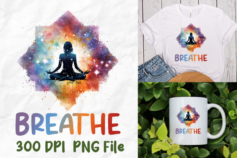 breathe-yoga-girl-meditate-universe