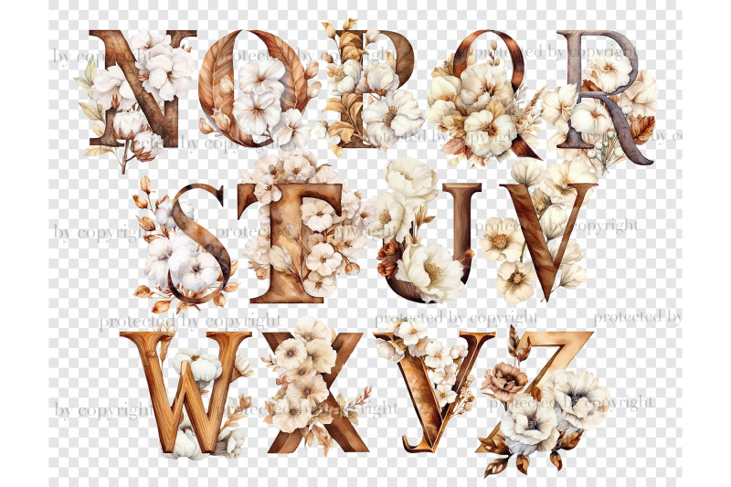 cotton-alphabet-cozy-winter-clipart