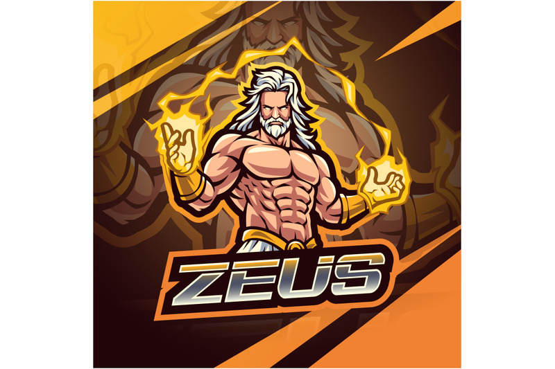 zeus-esport-mascot-logo-design