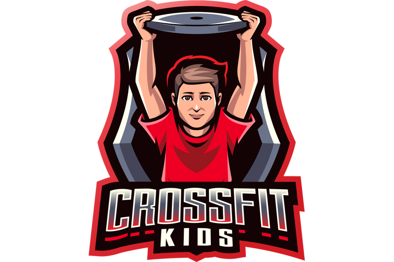 gym-kids-mascot-logo-design