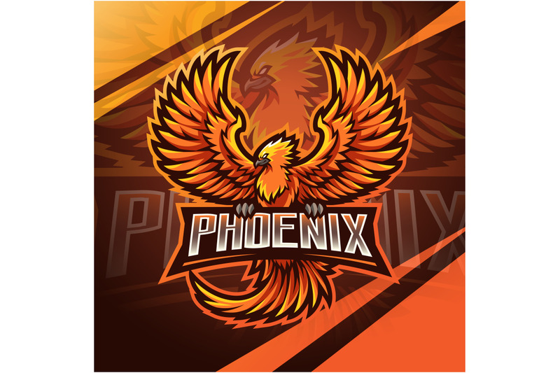 phoenix-esport-mascot-logo-design