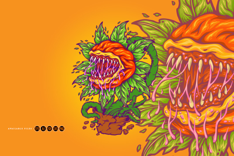 halloween-fantasy-terrifying-plant-monster