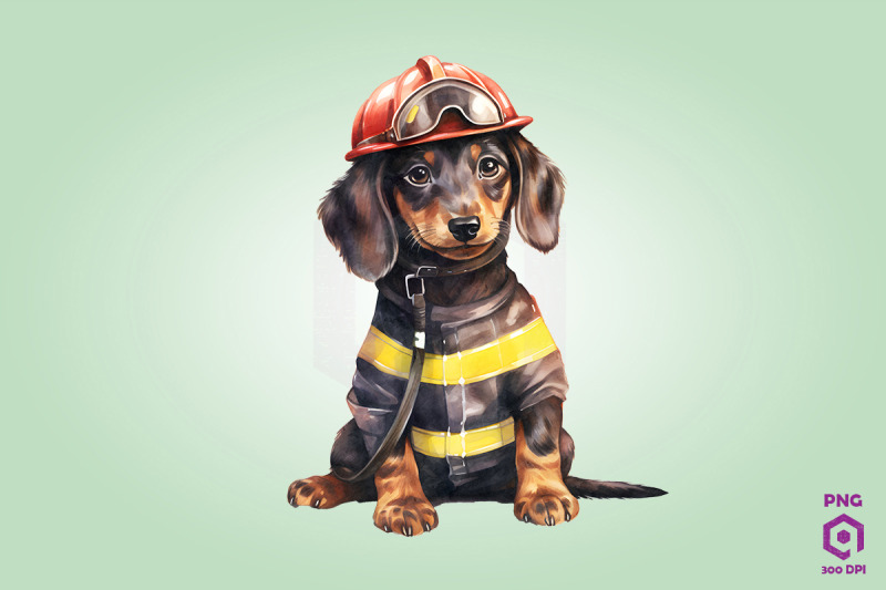 firefighter-dachshund-dog