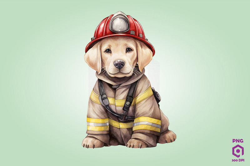 firefighter-labrador-retriever-dog