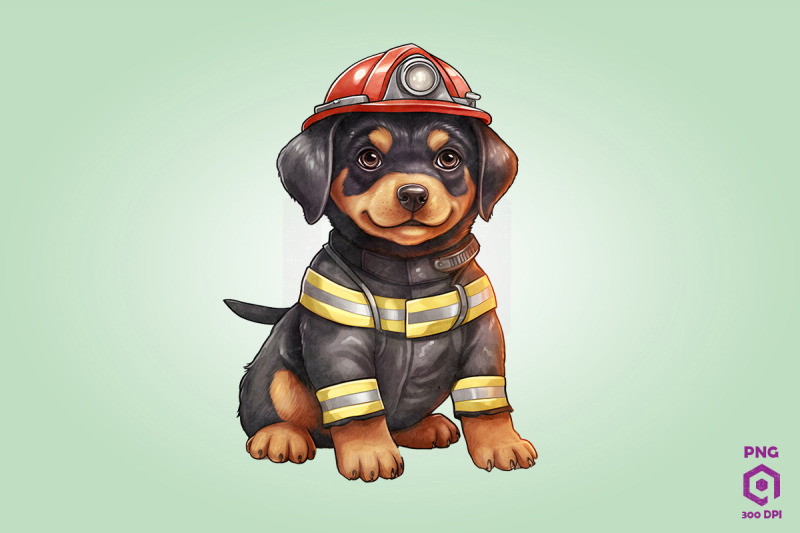 firefighter-rottweiler-dog