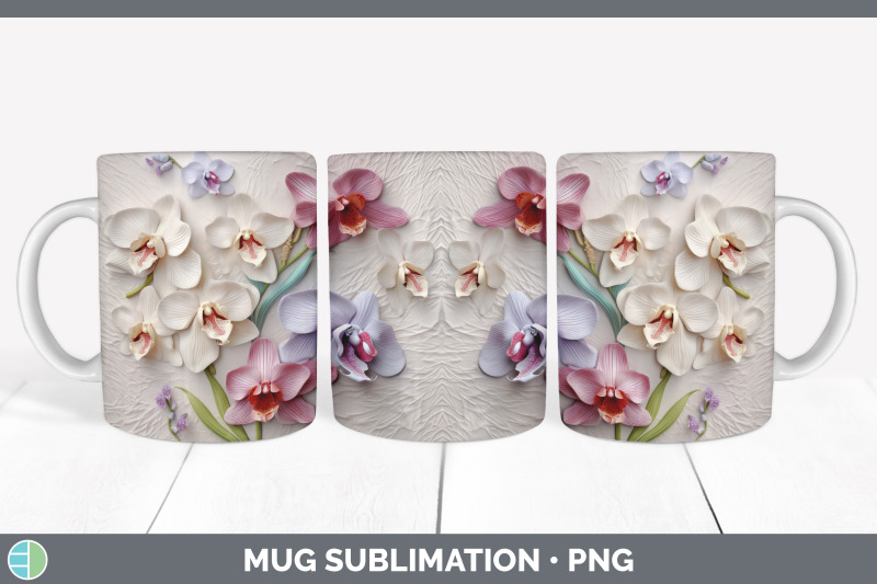 3d-orchid-flowers-mug-wrap-sublimation-coffee-cup-design