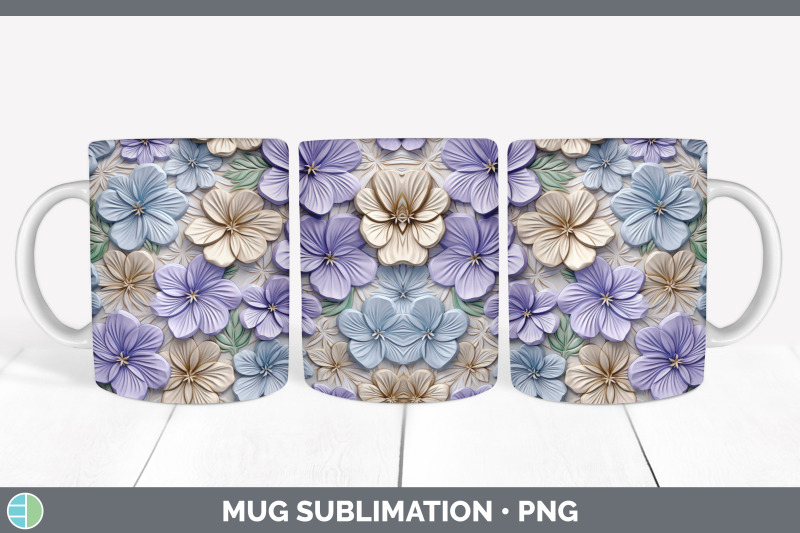 3d-periwinkle-flowers-mug-wrap-sublimation-coffee-cup-design