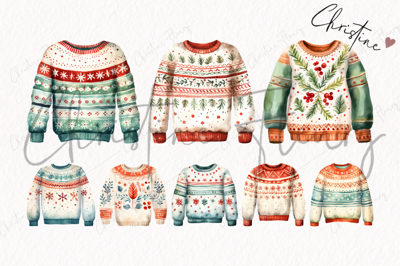 watercolor-christmas-sweaters-clipart