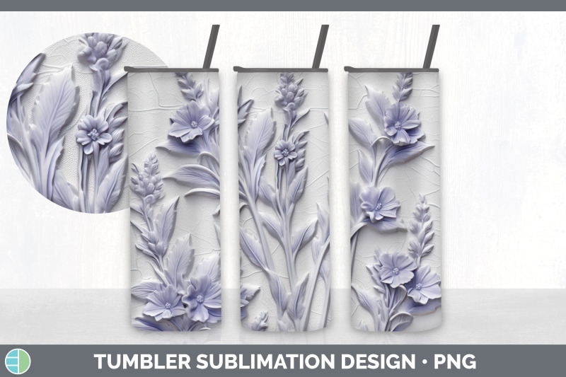 3d-lavender-flowers-tumbler-sublimation-20-oz-skinny-tumbler-design