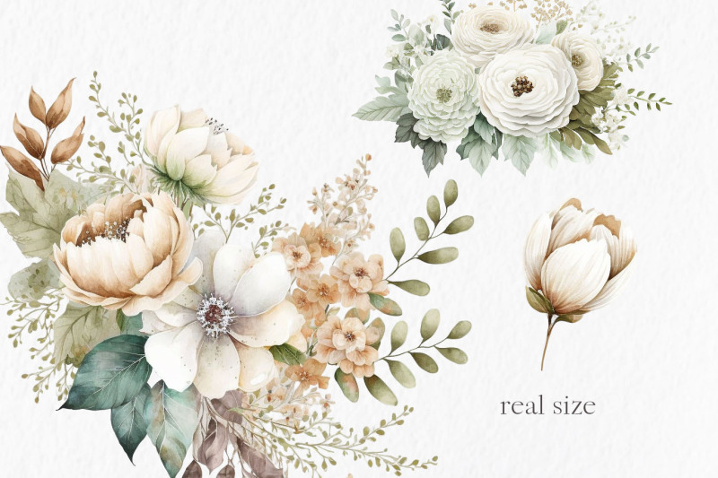 white-flowers-watercolor-clipart-png