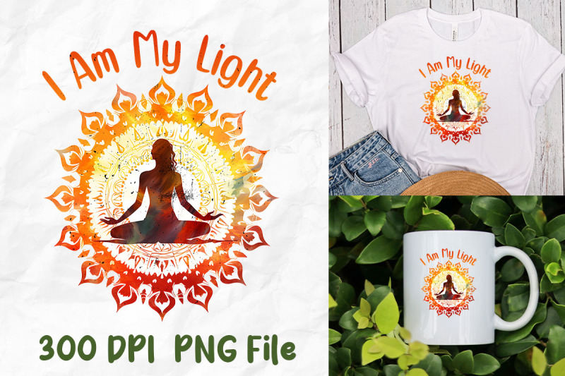 i-am-my-light-yoga-meditate-mandala-sun