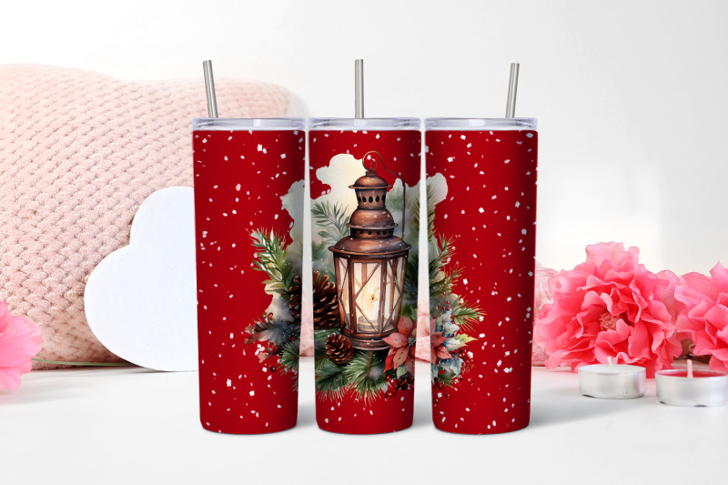 watercolor-christmas-lantern-tumbler