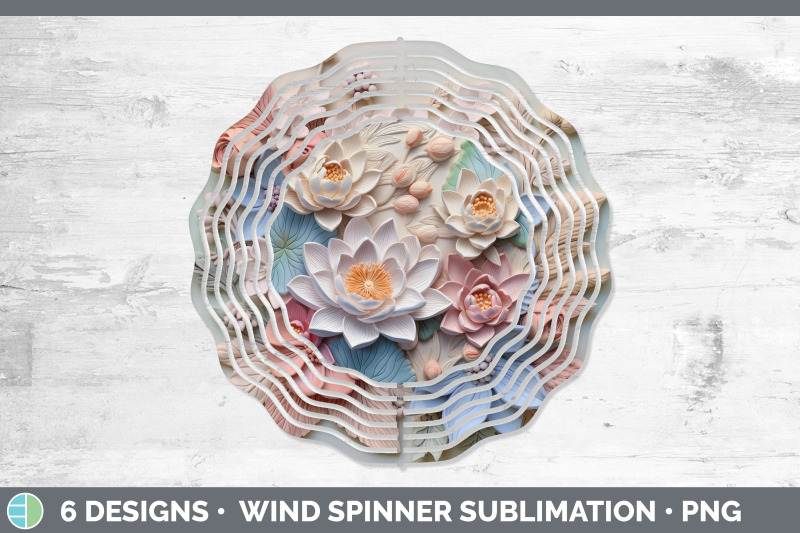 3d-lotus-flowers-wind-spinner-sublimation-spinner-design