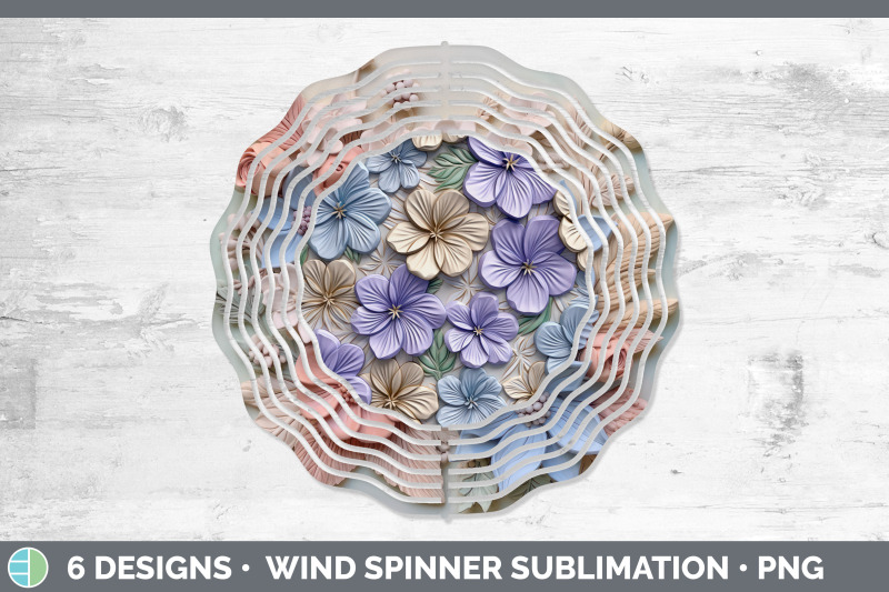 3d-periwinkle-flowers-wind-spinner-sublimation-spinner-design