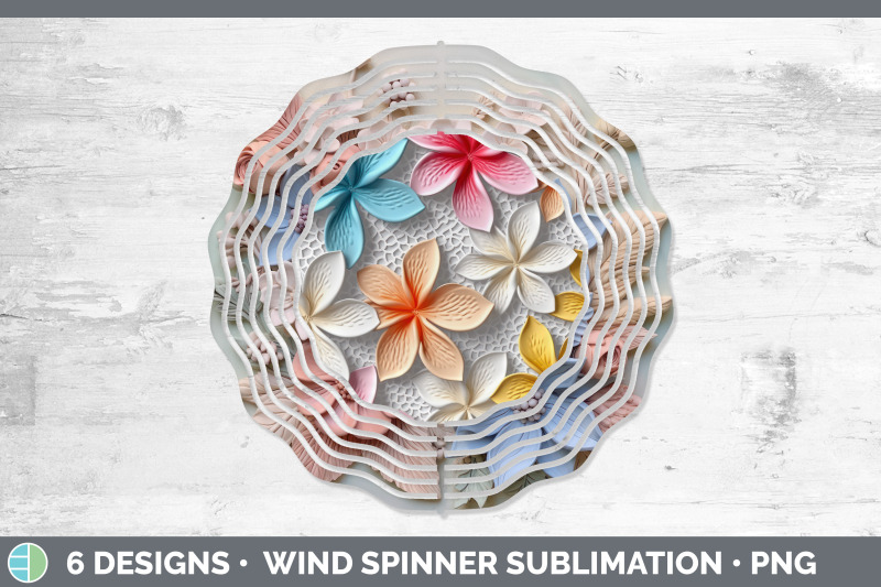 3d-plumeria-flowers-wind-spinner-sublimation-spinner-design