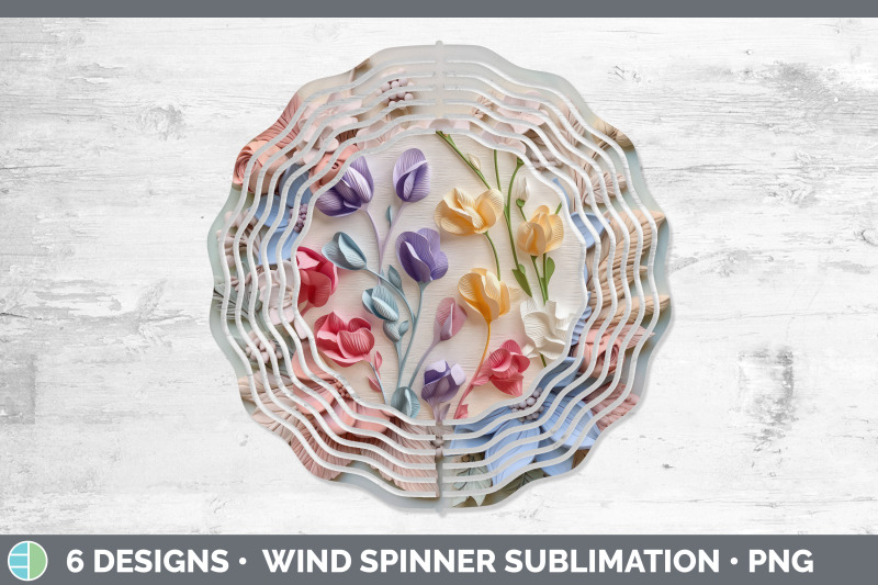3d-sweet-pea-flowers-wind-spinner-sublimation-spinner-design