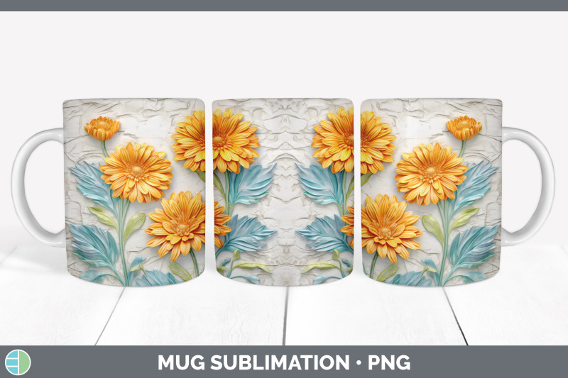 3d-calendula-flowers-mug-wrap-sublimation-coffee-cup-design
