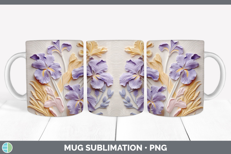 3d-iris-flowers-mug-wrap-sublimation-coffee-cup-design